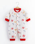 Cute Baby Printed Cotton Jumpsuit