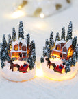 Christmas Decorations Resin House Gifts