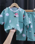 Summer Clothes Cotton Silk Air-conditioning Clothes Baby Clothes