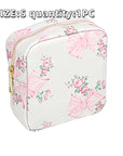 Makeup Bag  Printed Bow Toiletry Pouch Waterpro