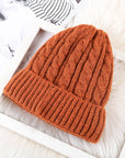 Winter Mohair Women Fleece Knitted Beanie