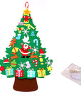 Oversized Christmas Decorations DIY Felt Cloth Christmas Tree