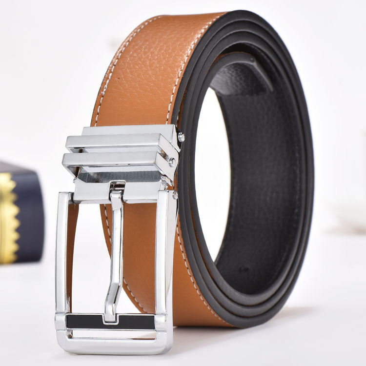 Belt Leather Pin Buckle Trendy Men's Casual