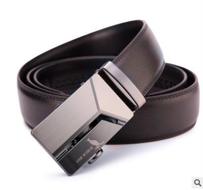 Men's leather belt