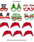 Christmas Decorations Glasses Suit