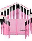 Makeup brush tool bag set