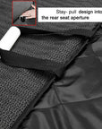 Seat Cover Rear Back Car Pet Dog Travel Waterproof Bench Protector Luxury -Black