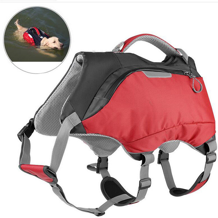 Pet backpack life jackets