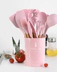 Silicone Kitchenware With Wooden Handle