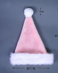 Decorations Red Plush Christmas Hat