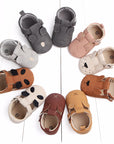 Spring and autumn cartoon animal baby shoes matte leather non-slip soft bottom baby shoes wholesale 0884