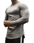 New Long Sleeve T Shirt Sport Men Gym Shirt Quick Dry Gym Fitness Training Running T Shirt Men Workout T-Shirt Bodybuilding Tops