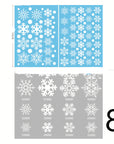 Christmas Decorations Glass Electrostatic Stickers