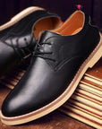 Men's leather shoes casual shoes