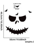 Halloween Decorations Skull Hand Pumpkin Door Sticker Felt Cloth