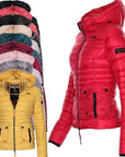 Jackets for Women Winter Red Coat Motorcycle