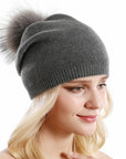 Fur Pompom Hats