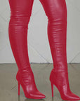 Ladies Over The Knee Boots Pointed Toe High Stiletto