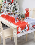 Christmas decorations cartoon printing tablecloth