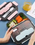 Kitchen Lunch Box Work Student Outdoor Activities Travel Microwave Heating Food Container Plastic Bento Box Storage Snacks Boxes