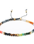 12 Constellations Seven Chakras Colored Stones Bracelet