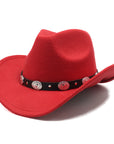 Minority Style Woolen Western Cowboy Hats Men's And Women's Couple Hats