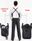 Anti-Theft Hidden Underarm Strap Wallet Holster Bag Leisure Nylon Double Shoulder Pocket Sport Vest Outdoors