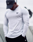 New Long Sleeve T Shirt Sport Men Gym Shirt Quick Dry Gym Fitness Training Running T Shirt Men Workout T-Shirt Bodybuilding Tops