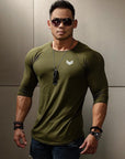 New Long Sleeve T Shirt Sport Men Gym Shirt Quick Dry Gym Fitness Training Running T Shirt Men Workout T-Shirt Bodybuilding Tops