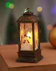 Christmas Decorations Flame Candlestick Lamp