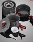 Picnic cookware set camping pot set camping pot