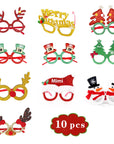 Christmas Decorations Glasses Suit