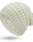 Hats Women's Protective Hairstyles, Warm Woolen Knit Satin Hats