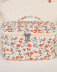 Large Capacity Floral Makeup Bag Good-looking Wash Bag Travel Portable Portable