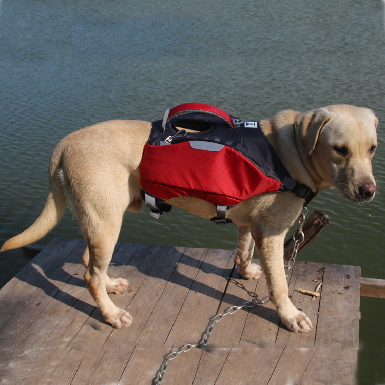 Pet backpack life jackets