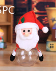 Christmas Gift Bags Candy Jar Storage Bottle Santa Bag Sweet Christmas Candy Bag Boxes Child Kids Gifts New Year