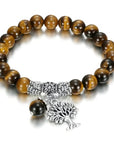 Tree Of Life Simple Natural Stone Bracelet