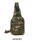 Oxford Cloth Cycling Bag Camouflage Outdoor Sports Small Chest Pannier Bag