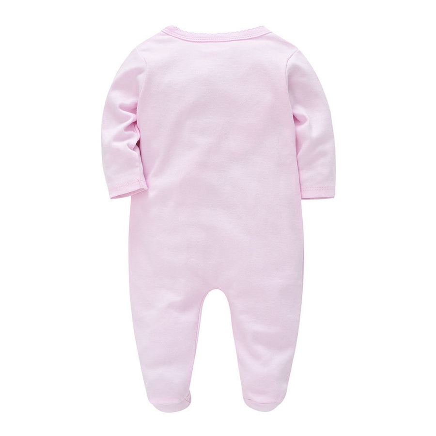 Baby long-sleeved cotton romper