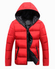 Men's plus size hooded padded down coat