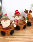 Christmas Decorations New Christmas Candy Basket Christmas Tabletop Ornaments Children's Candy Decorations