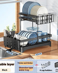 Kitchen Dish Rack Draining Rack Tableware Flat Ware Storage Rack