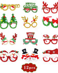 Christmas Decorations Glasses Suit