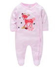 Baby long-sleeved cotton romper