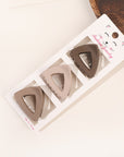 Coffee Color Series Three-piece Set Barrettes Updo Hair Accessories