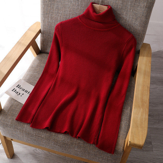 Basic Women highneck Sweaters