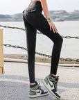 High Waist Leggings with Pockets Workout Gym Legging Scrunch Butt Yoga Pants