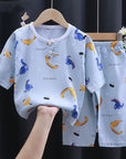 Summer Clothes Cotton Silk Air-conditioning Clothes Baby Clothes