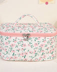 Large Capacity Floral Makeup Bag Good-looking Wash Bag Travel Portable Portable