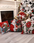 Christmas Square Pillow Cover Home Christmas Decorations